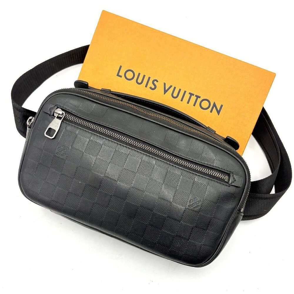Louis Vuitton Damier Infini Ambrelle Onyx Black Body Bag Shoulder Black